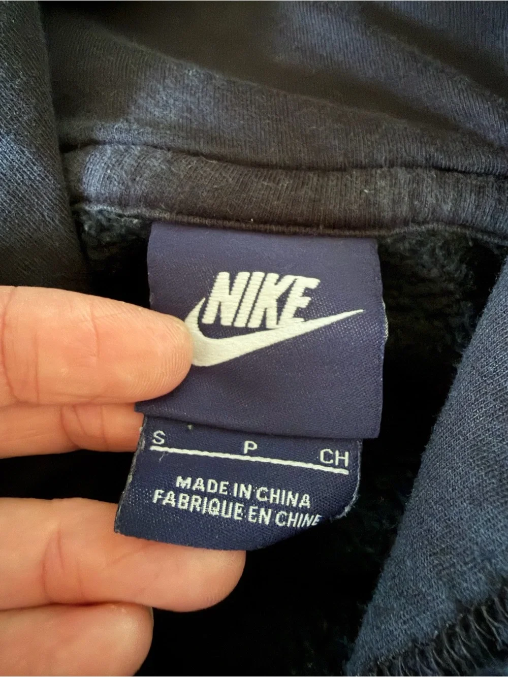 Nike Men's Vintage Black Pullover Hoodie